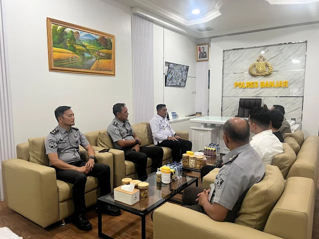 Lapas Narkotika Karang Intan Sambangi Polres Banjar, Perkuat Sinergi Jelang Ikrar Zero Halinar