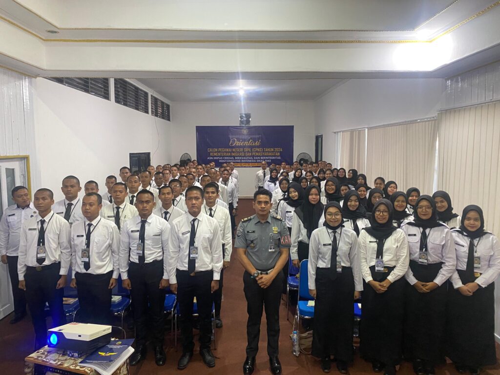 Bekali CPNS Kemenimipas 2024, Ka. KPLP Lapas Narkotika Karang Intan Sampaikan Materi Teknik Penggeledahan di Lapas/Rutan