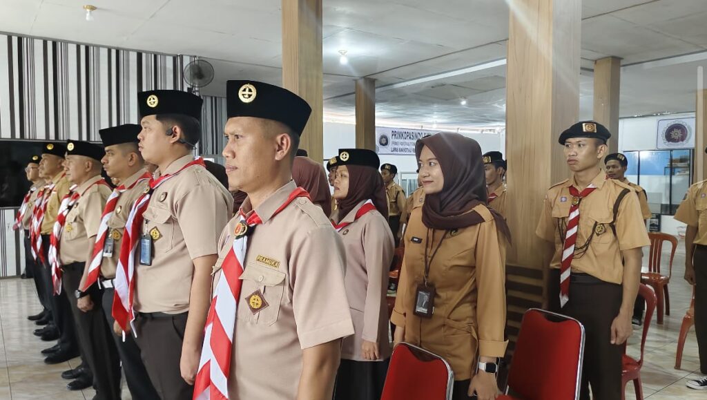 Lapas Narkotika Karang Intan Ikuti Zoom Apel Perkemahan Satya Dharma Bhakti Pemasyarakatan 2025, Wujudkan Pramuka Solid dan Adaptif