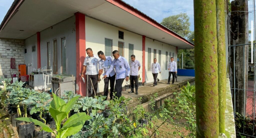 Kalapas Pantau Langsung Pertumbuhan Kembang Kol di Kebun Pasca-Rehabilitasi