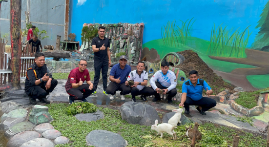 Kalapas Narkotika Karang Intan Trolling Mini Zoo LASKARIN, Cek Langsung Perawatan Kelinci dan Kura-Kura