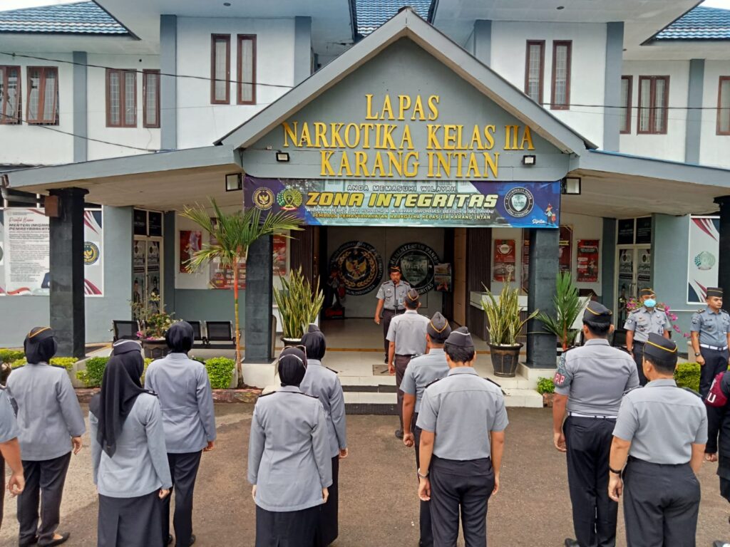 Apel Pagi Bangun Sinergi dan Semangat, Lapas Narkotika Karang Intan Tekankan Pembinaan Internal