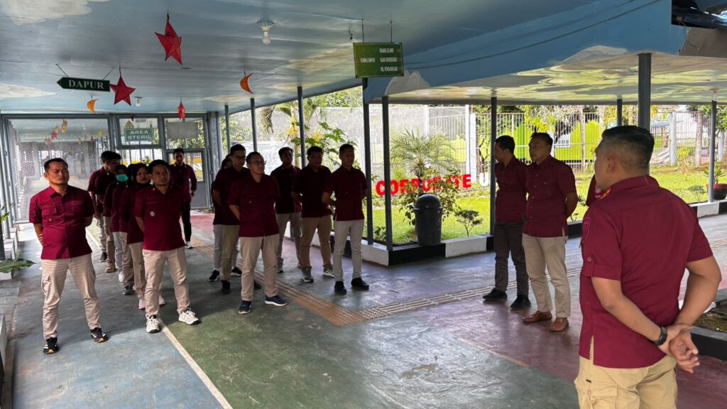 Apel Siang Pegawai Lapas Narkotika Karang Intan, Bangun Semangat dan Kebersamaan