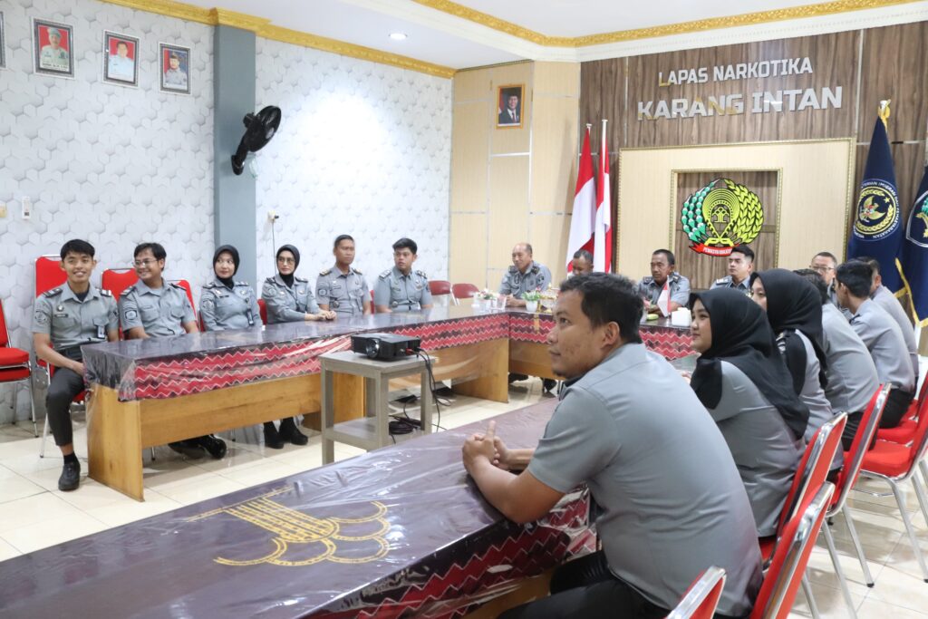 Lapas Narkotika Karang Intan Tegaskan Komitmen Penguatan Pengamanan Lewat Rapat Anev Kinerja