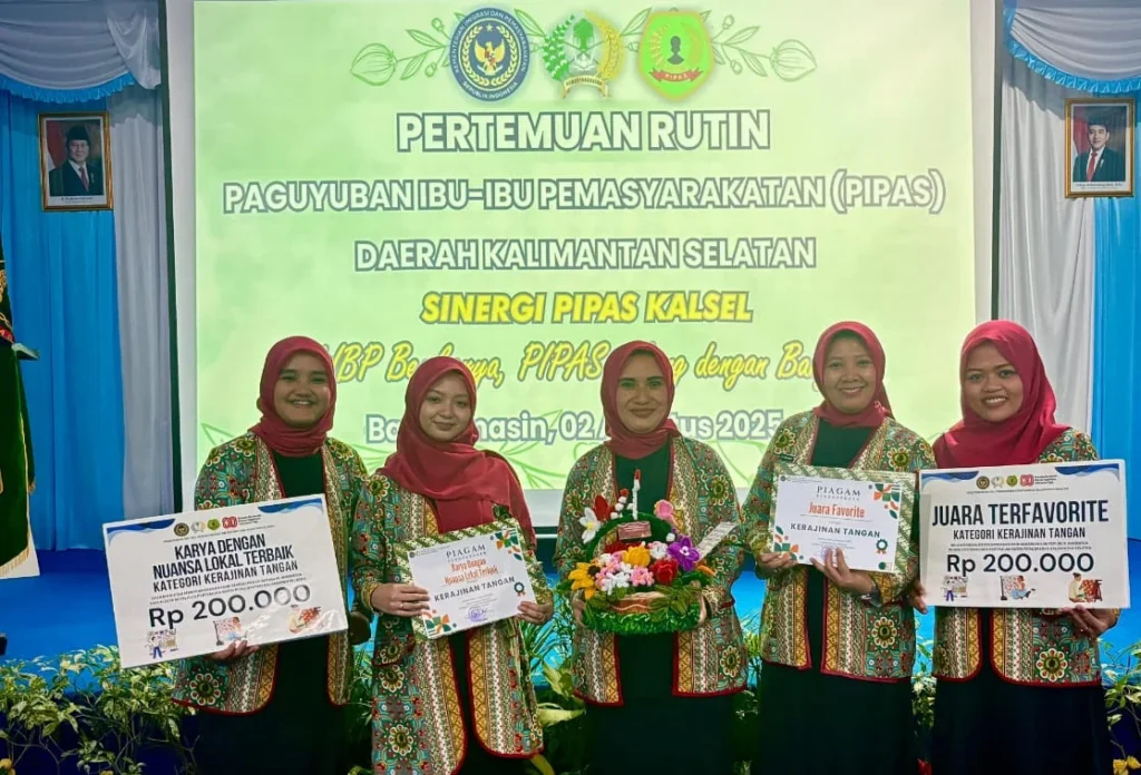 Kalapas Narkotika Karang Intan Apresiasi Sinergi Dalam Mendorong Kreativitas WBP