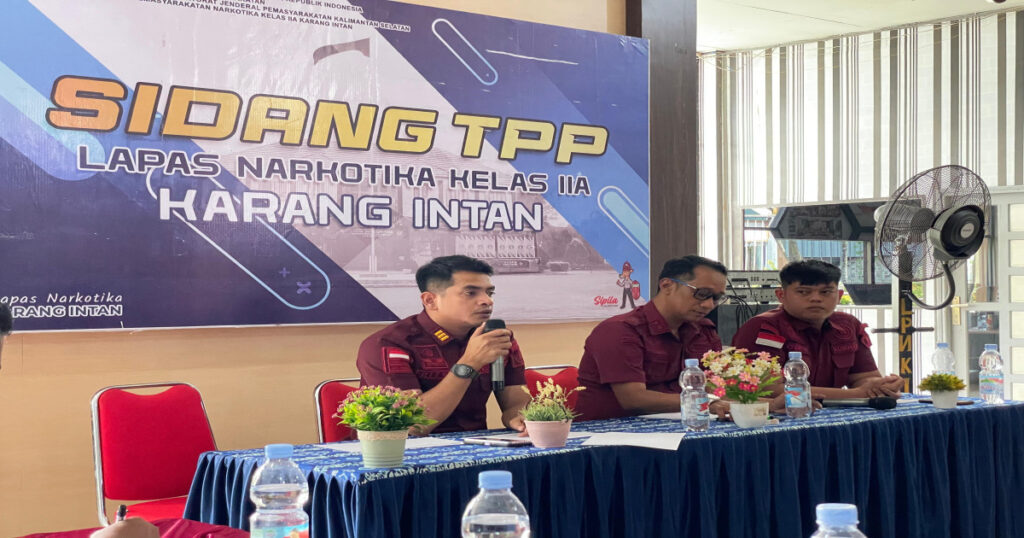 Lapas Narkotika Karang Intan Gelar Sidang TPP, 90 Warga Binaan Diusulkan Program Integrasi Pembebasan Bersyarat